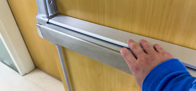 Installing a Push Bar on a Door Montgomery